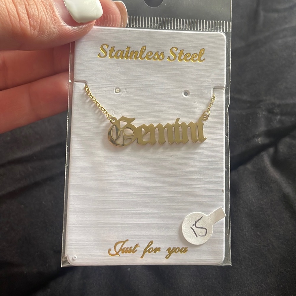 Gemini necklace